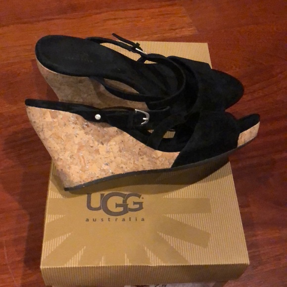 Black Ugg wedges - Picture 2 of 3